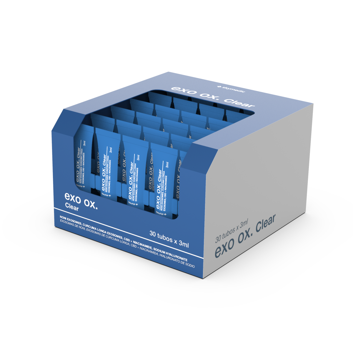 Exosome homecare | exo ox. Clear serum